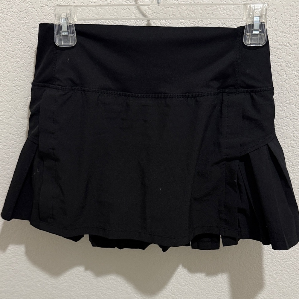 Black Pleated Skort tennis